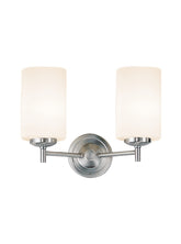 Franklite. Decima 2lt Bracket. Satin Nickel